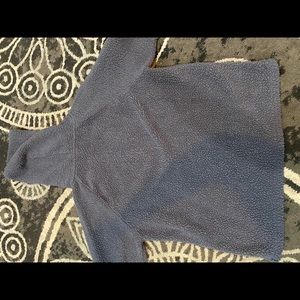 PINK Sherpa half zip hoodie